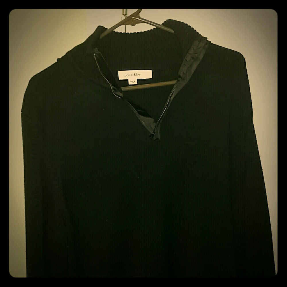 1/ 4 Zip up CK Sweater